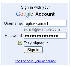 how do i sign into my internet accounts for gmail on mac